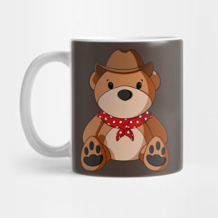 Cowboy Teddy Bear Mug